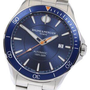 Baume & Mercier Clifton Club M0A10378 Date Blue Dial Automatic Men's_878553